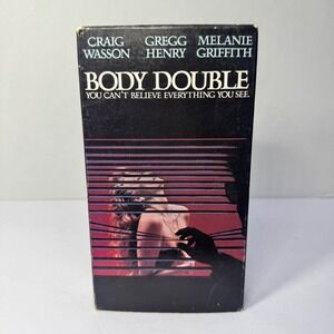Body Double VHS 1989 GoodTimes Brian De Palma Melanie Griffith Thriller Vintage